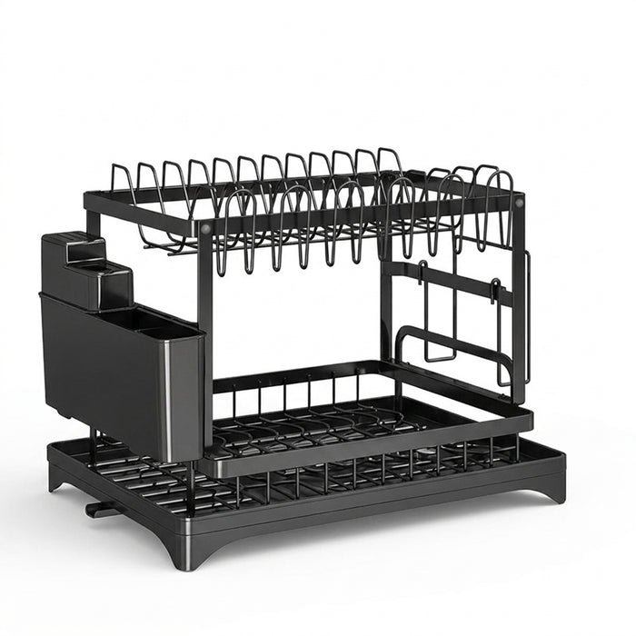 Stainless Steel Over-Sink Plate Organiser with Adjustable Drainboard WDJ-6