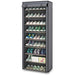 6/8/10-Layer Dustproof Shoe Cabinet Organiser — Non-woven, Space-saving