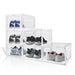 Clear Magnetic Stackable Shoe Boxes — 6/9/12 Pack, Flip-Front Organisers