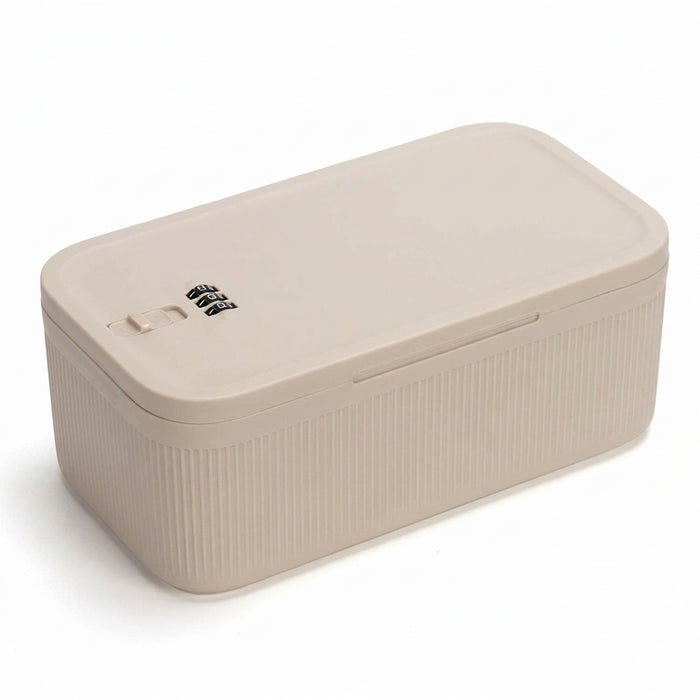 Lockable Plastic Storage Box 2L – Personal Safe for Home, Office & School