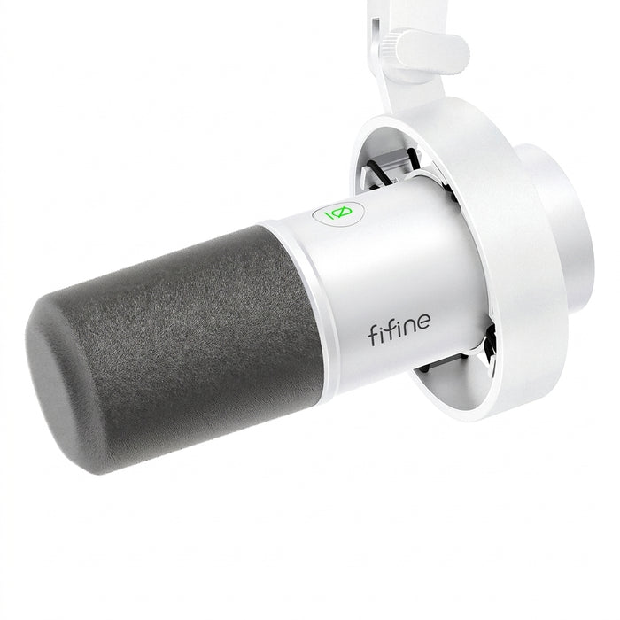 USB/XLR Dynamic Microphone K688 — Shock Mount, Touch Mute & Headphone Monitor