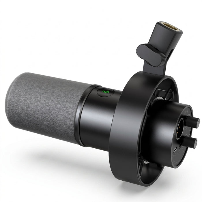 USB/XLR Dynamic Microphone K688 — Shock Mount, Touch Mute & Headphone Monitor