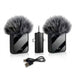 Wireless Rechargeable Lavalier Microphone — Clip-On Noise-Cancelling Mic for iOS & Android