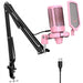 FIFINE A6T USB Gaming Microphone Kit with RGB, Cardioid Condenser & Boom Arm