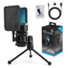 USB Condenser Microphone Kit for PC & Laptop — Desktop Streaming, Podcasting and Gaming