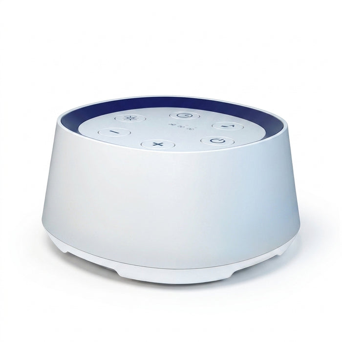 Portable White Noise Machine with Night Light — Rechargeable Sleep Aid for Babies & Adults
