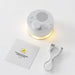 Portable White Noise Machine — 24 Soothing Sounds, Warm Night Light & Memory