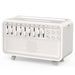 4-in-1 HiFi Bluetooth Speaker — White Noise, Humidifier, Night Light, 8 Nature Sounds (White)