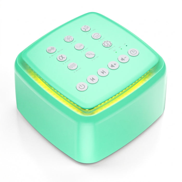 White Noise Machine — 30 Soothing Sounds, Warm Light, 30‑Hour Battery