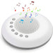 Portable Baby White Noise Machine — 28 Soothing Sounds, USB‑C Rechargeable, Timer & Memory