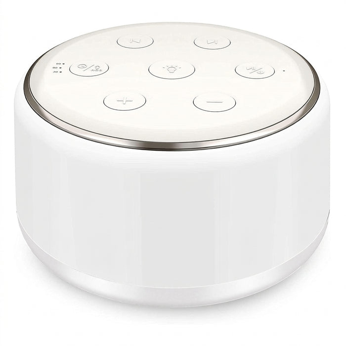 White Noise Machine – Desktop Sleep Sound Machine for Baby with 34 Sounds & 7‑Colour Night Light
