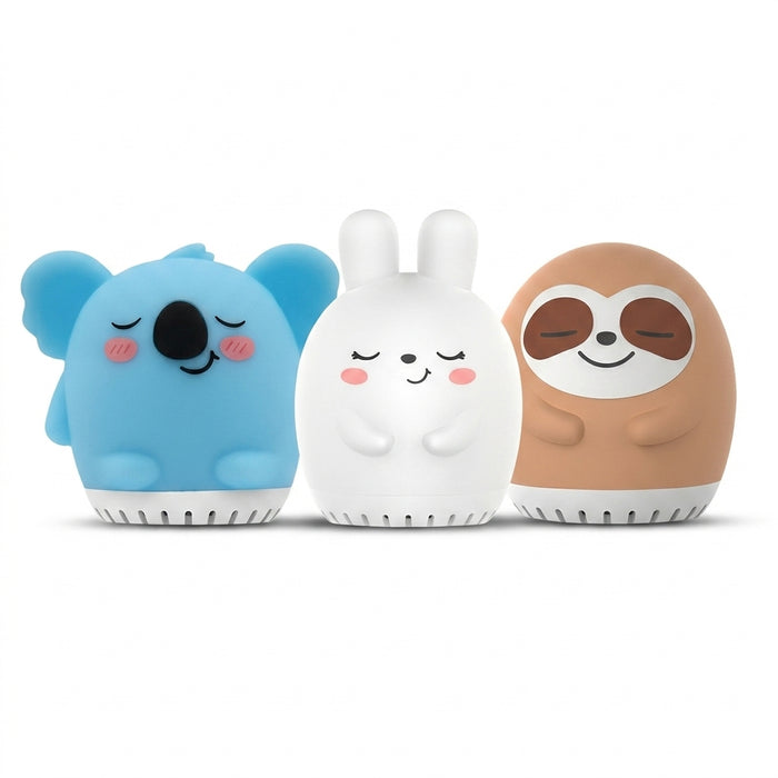 Mini Rabbit White Noise Machine & LED Night Light — 20 Soothing Sounds, USB‑C Rechargeable Silicone Sleep Aid