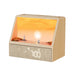 Sunrise Wake‑Up Light with White Noise, Bluetooth Night Lamp (Wood Grain)