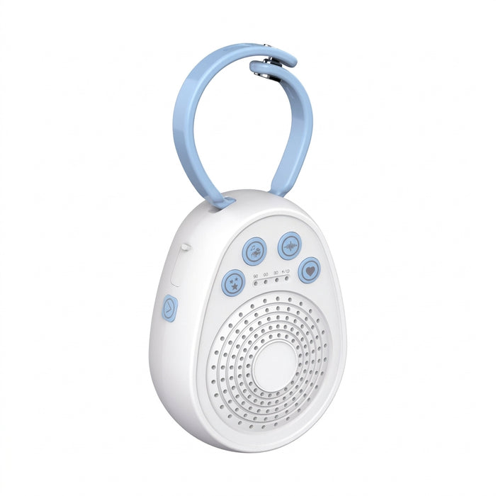 Portable White Noise Machine for Babies — 20 Soothing Sounds, USB Rechargeable & Battery