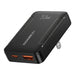 Essager Ultra-Thin 65W GaN Pro Travel Charger — PD3.0 & QC4.0, USB‑C/USB‑A