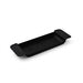 Extendable Bathtub Shelf Tray – Plastic Bath Rack for Towels & Books (White/Black)