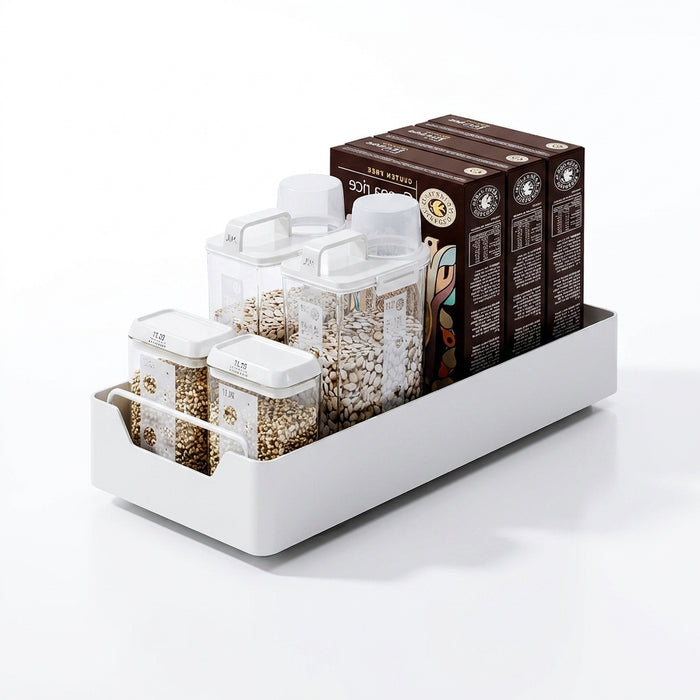 Under-sink Pull-out Drawer Organiser – No-drill Sliding Storage Rack for Kitchen & Bathroom