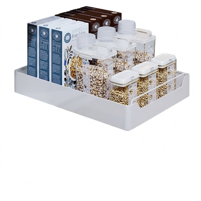 Under-sink Pull-out Drawer Organiser – No-drill Sliding Storage Rack for Kitchen & Bathroom