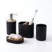 4-piece Bathroom Accessory Set — Toothbrush Holder, Mouthwash Cup, Soap Dispenser & Soap Dish