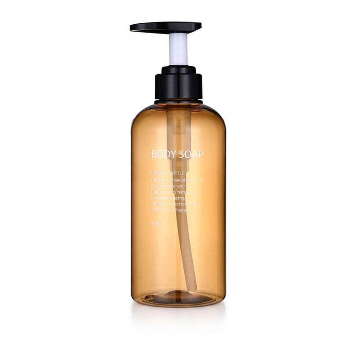 Refillable Pump Dispenser Set for Shampoo, Conditioner & Body Wash — 500 ml (1 or 3 pack)