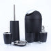Bathroom Accessory Set – Resin Soap Dish, Dispenser, Tumbler & Toothbrush Holder