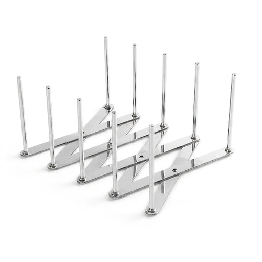 Retractable Stainless Steel Storage Rack – Space-Saving Pot Lid & Plate Holder