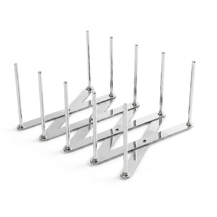 Retractable Stainless Steel Storage Rack – Space-Saving Pot Lid & Plate Holder