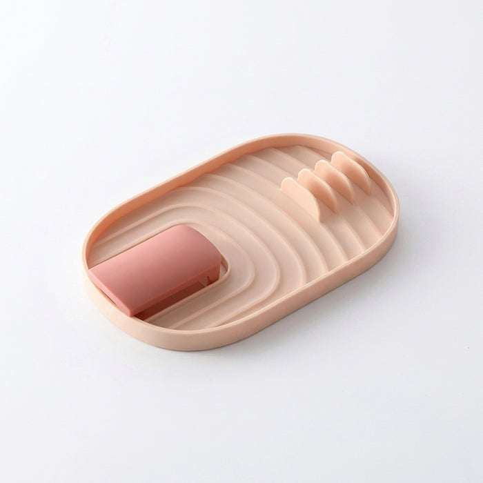 Nordic Style Pot Lid & Spoon Holder — Foldable Heat‑Resistant Rack (1 or 2pcs)