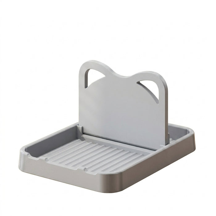 Multifunctional Lid & Spoon Holder — Plastic Stand for Pots, Spatulas & Spoons