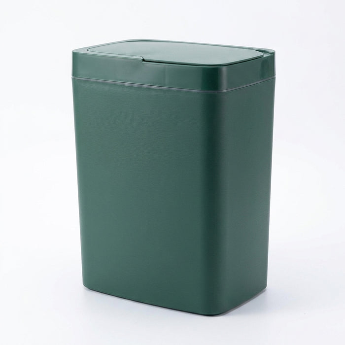 Smart Touchless Bathroom Bin — 15L Narrow Automatic Sensor Waste Bin, White