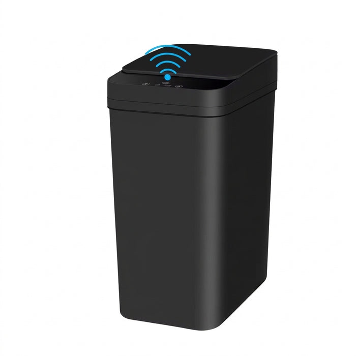 12L Touchless Sensor Bin — Slim Motion-Activated Lid for Bathroom, Kitchen & Office