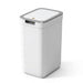 Touchless Wall-Mounted Bathroom Bin — Odour-Sealing Rectangular Plastic, 9L (White)