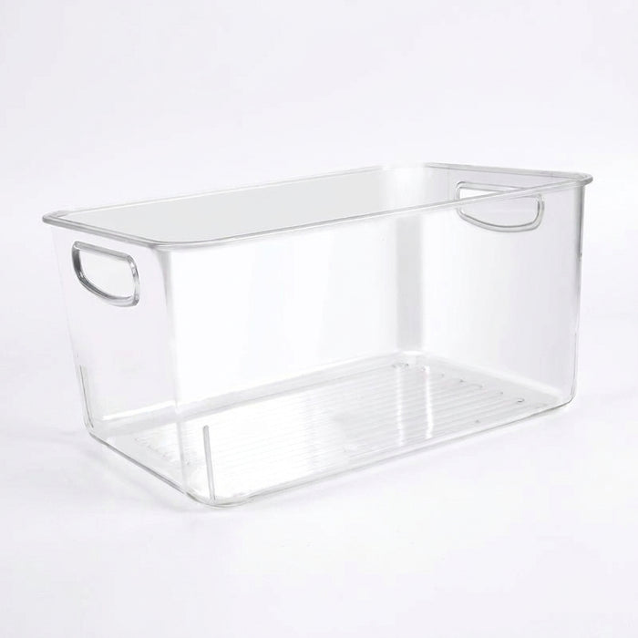 Fridge Storage Boxes – Stackable Plastic Organisers for Cans & Pantry