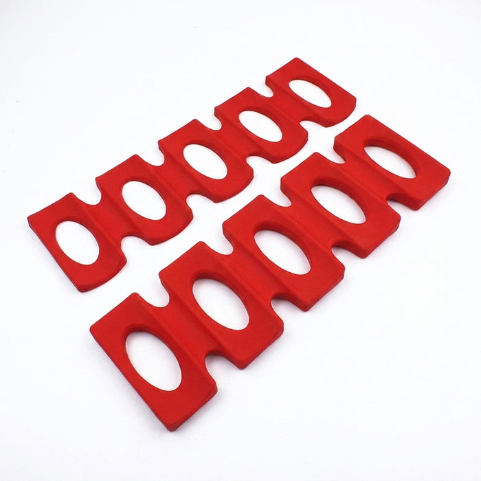Silicone Fridge Can & Bottle Rack Mat — 1 or 2 Pack (Red, Green, Black)