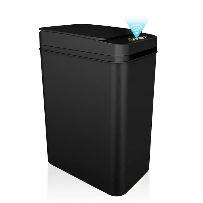 Slim Touchless Motion Sensor Bin with Lid — 12L (approx. 3.5 gal)