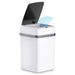 13L Rectangular Touch-Top Kitchen & Bathroom Bin – White