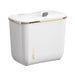 Hanging Bin for Cabinet Door with Lid — Wall-Mounted Kitchen & Bathroom Bin