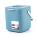 2-Tier 4L Plastic Kitchen Waste Bin with Handle, Compost Drainer & Inner Tank