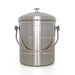 5L Stainless Steel Sealed Kitchen Bin with Lid — Desktop Odour-Proof Fermentation Bin