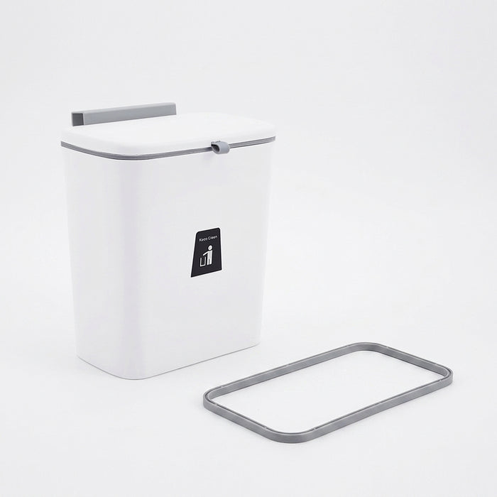 Kitchen Compost Bin — 9L Hanging Bin with Odour-Sealing Lid