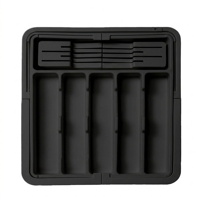 Large Expandable Cutlery Tray – BPA-Free Adjustable Drawer Organiser