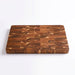 15-inch End Grain Acacia Rectangular Chopping Board with Side Handle (390×275×25mm)