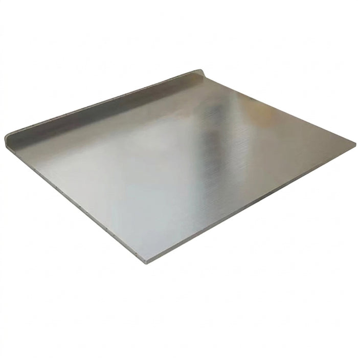 L-shaped Stainless Steel Double-Sided Chopping Board — Large Cutting & Kneading Panel