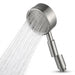 3-Piece Boosted 5-Speed Handheld Shower Set — Large Water Outlet, Chrome-Plated