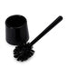 Long‑Handle Toilet Brush with Holder — Flexible Deep‑Clean, Portable (White or Black)