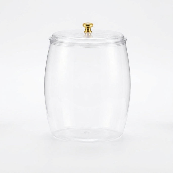 Multi‑functional Lidded Storage Jar — 2.2L to 18L Clear Acrylic