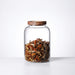 Glass Sealed Storage Jar with Wooden Lid — 1.2 L, 2 L or 2.8 L