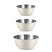 3-piece Stainless Steel Mixing Bowl Set with Measurement Marks