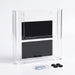 Acrylic Wall-Mounted Brochure Holder - A4/A5 Clear Flyer & Pamphlet Display