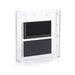 Acrylic Wall-Mounted Brochure Holder - A4/A5 Clear Flyer & Pamphlet Display